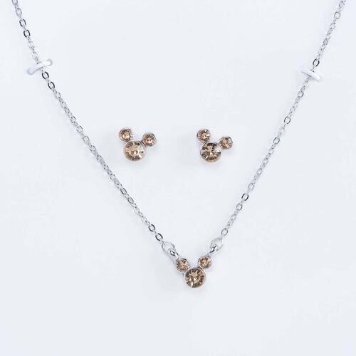 Set Aretes y Collar Mickey Junio Disney