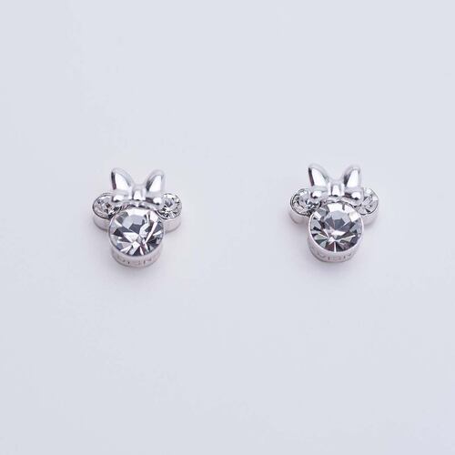 Aretes Minnie Mouse Abril Plata.925 Disney