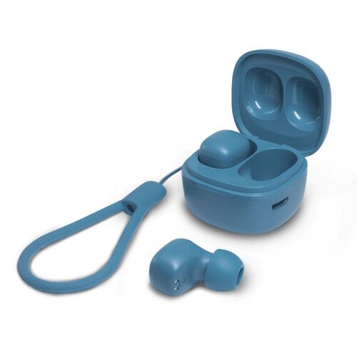 Audífonos STF mini bit TWS azul