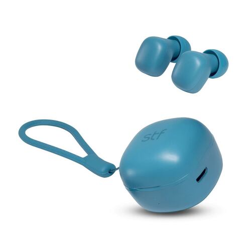 Audífonos STF mini bit TWS azul