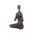 Home Nature Figura Decorativa Yoga Color Bronce 23*18*10 Cm