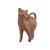 Home Nature Figura Decorativa Gato Feliz Color Café 18.5*14.5*6.5