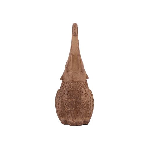 Home Nature Figura Decorativa Elefante India Mediano Color Café 19*8*7 Cm