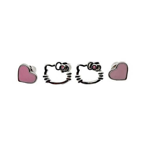 Set Broqueles Hello Kitty Corazón