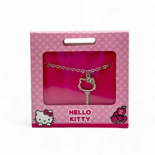 Collar Hello Kitty Llave con Cristales