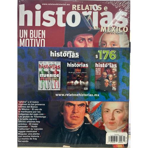 Paquete de 3 Ediciones Relatos e Historias