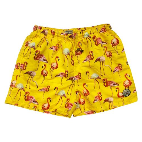 Traje de baño para caballero Nyd Boarding amarillo talla mediana