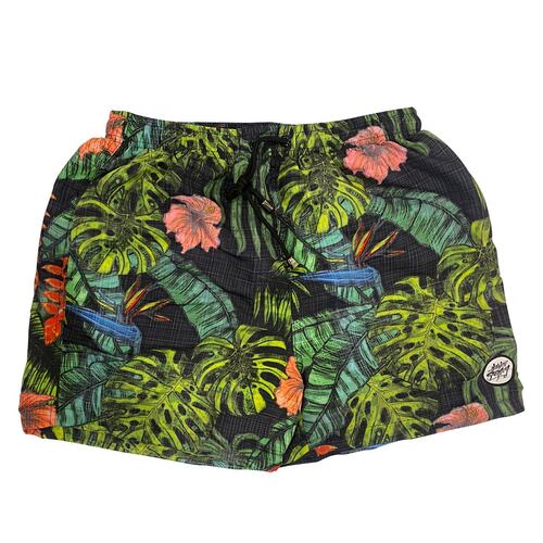 Traje de baño para caballero Nyd Boarding verde talla chica