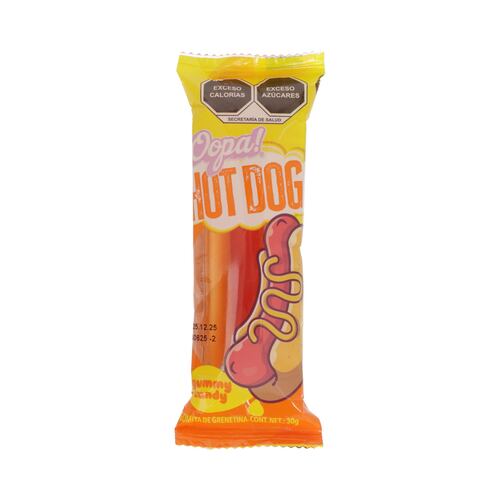 Gomita de Grenetina Oopa! Hot Dog 30 g