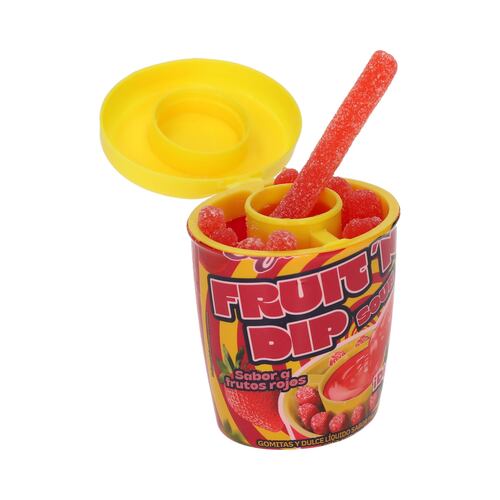 Gomitas y Dulce Líquido Frut´n Dip Sour