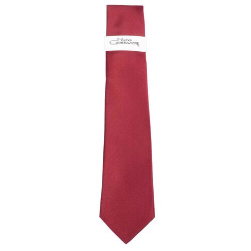 Corbata lisa Nuova Generazione roja