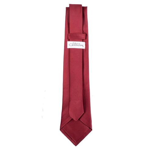 Corbata lisa Nuova Generazione roja