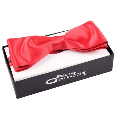 Moño liso Nuova Generazione rojo para hombre