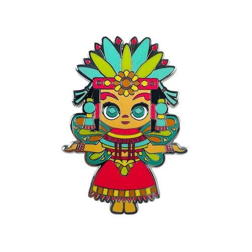Pin Metálico Prehispánico Monarka By Mexico