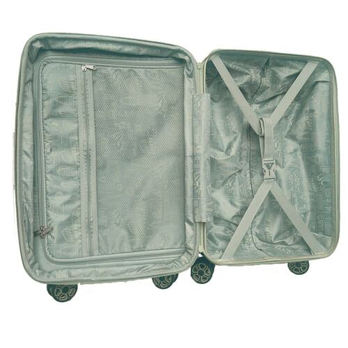 Maleta de Viaje con Ruedas Giacomo Rosaldi Verde London 24"