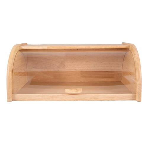Home Nature Caja para de pan de madera 39x26x16 cm