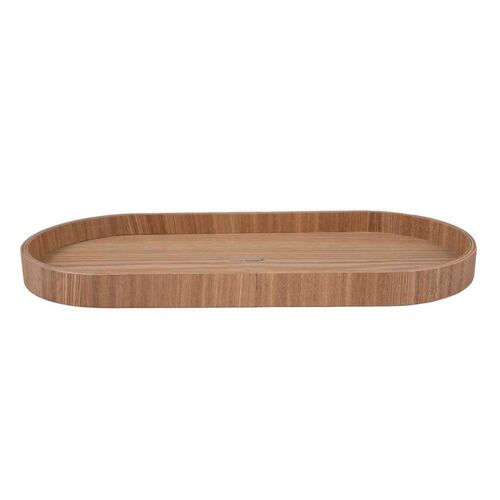 Home Nature Bandeja de madera 35.5x16.5x2.5 cm