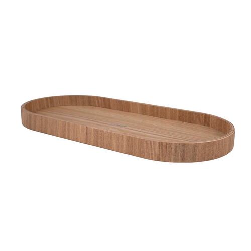 Home Nature Bandeja de madera 35.5x16.5x2.5 cm