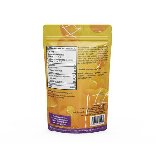 Mango Deshidratado Picosito 150 g Monchitos Snack