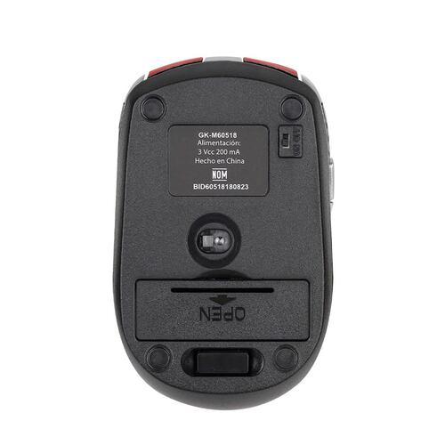 Mouse Geartek Inalámbrico 150 Rojo