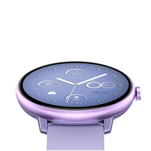 Smartwatch Cloe Series 3 silicón morado para mujer