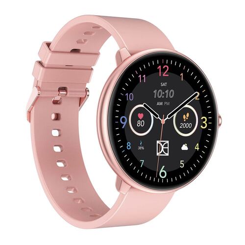 Smartwatch Cloe Series 3 silicón rosa para mujer