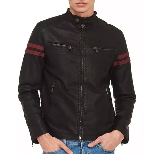 Chamarra PU BHI220667 Café G Para Hombre