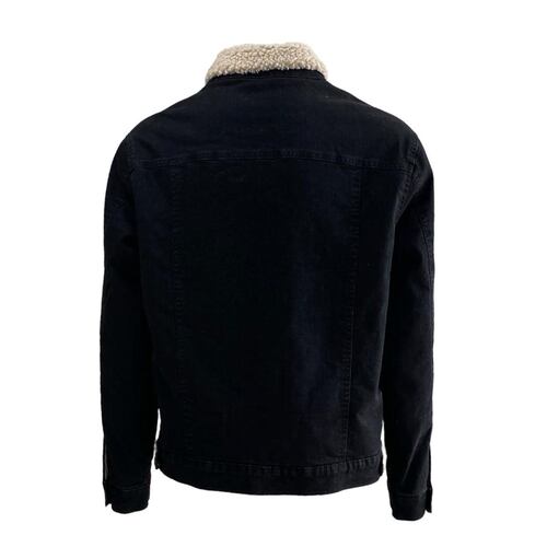Chamarra Mezclilla JACSHER001 Negro M Para Hombre