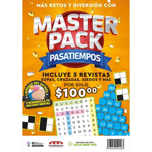 Master Pack Pasatiempos