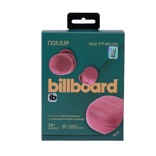 Audífonos Billboard Native True Wireless Vino