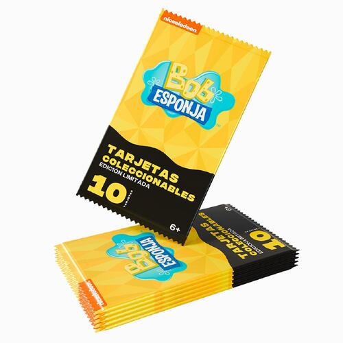 Sobre c/10 Tarjetas Coleccionables Bob Esponja