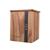 Home Nature Contenedore de madera Tea  11.5x11.5x14.2 cm