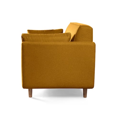 MAKORA Love Seat Modelo Bellini Mostaza