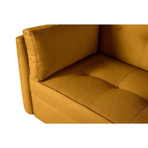 MAKORA Love Seat Modelo Bellini Mostaza