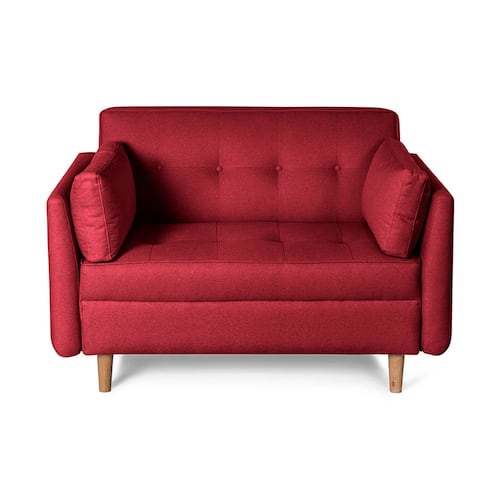 MAKORA Love Seat Modelo Bellini Rojo