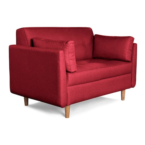 MAKORA Love Seat Modelo Bellini Rojo