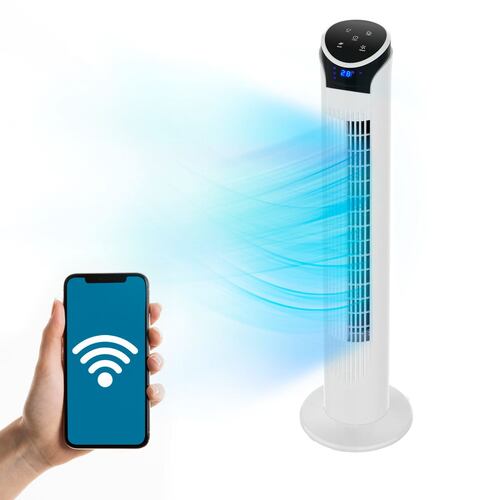 Ventilador de Torre WiFI Smart Digital 33" Blue Fan