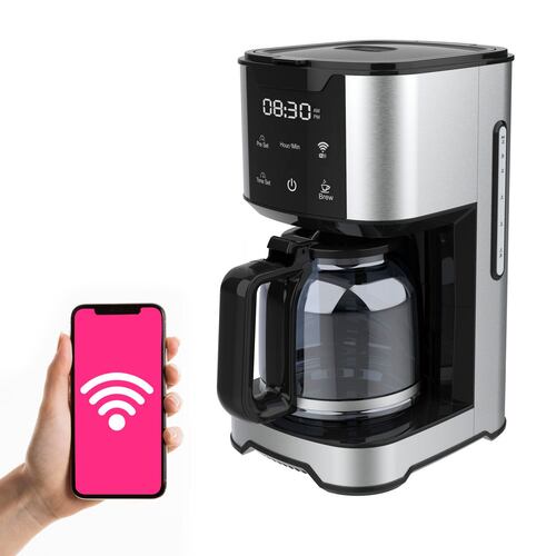 Cafetera de Goteo Wifi 12 Tazas Pink Garlic PGCMW