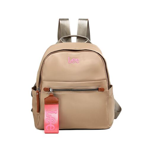 Bolso Mochila Lee Beige para Mujer
