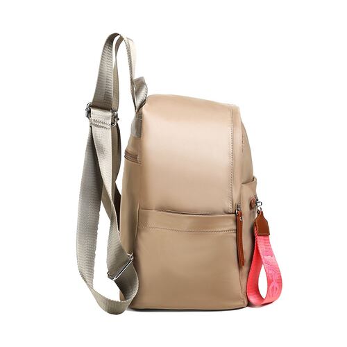 Bolso Mochila Lee Beige para Mujer