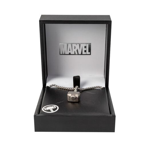 Collar Martillo De Thor Acero Inoxidable Disney