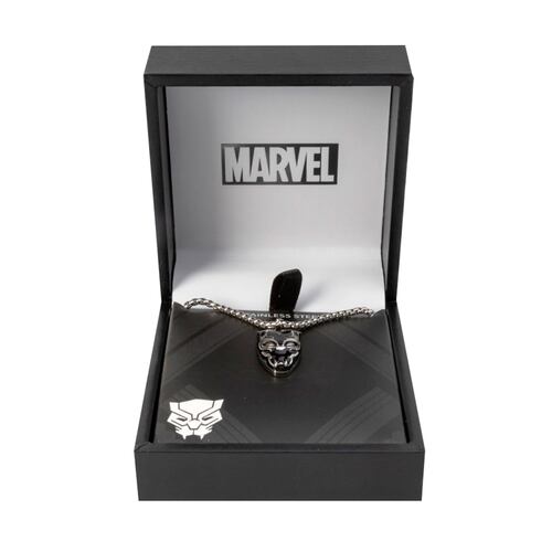 Collar Pantera Negra Acero Inoxidable Disney