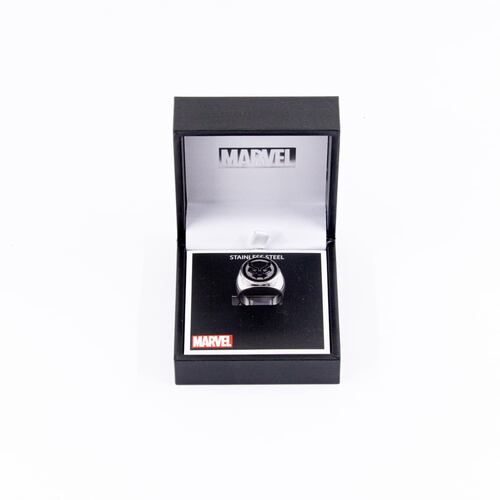 Anillo Pantera Negra Acero Disney