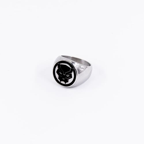Anillo Pantera Negra Acero Disney