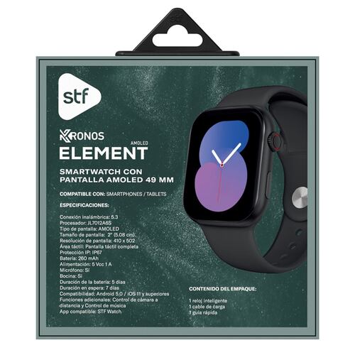 Smartwatch STF Kronos Element Gris