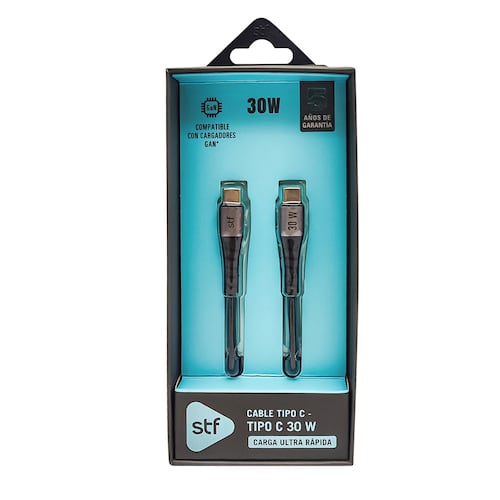 Cable Tipo C a Tipo C 30W