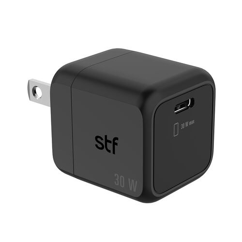 Cargador STF 30W GAN + Cable 2 en 1 Tipo C/Lightning