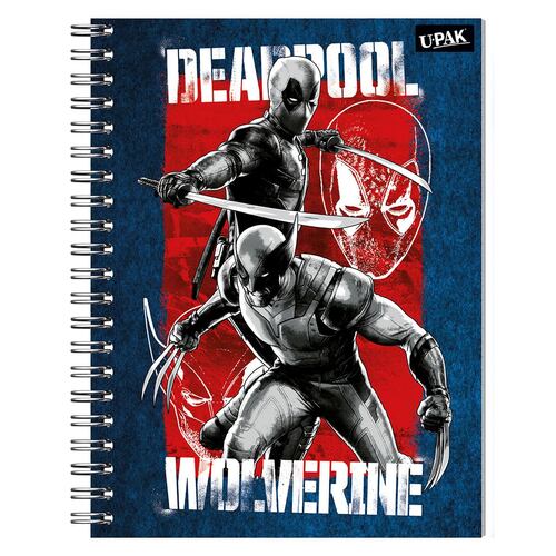 Cuaderno Upak Glad 100 Hojas C5 Deadpool 2024