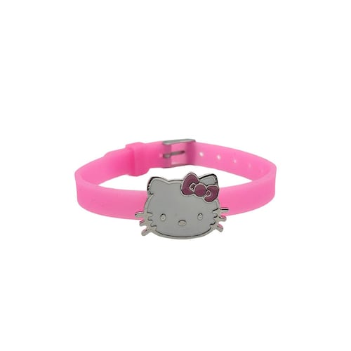 Pulsera Silicón Hello Kitty Clásica con Resina