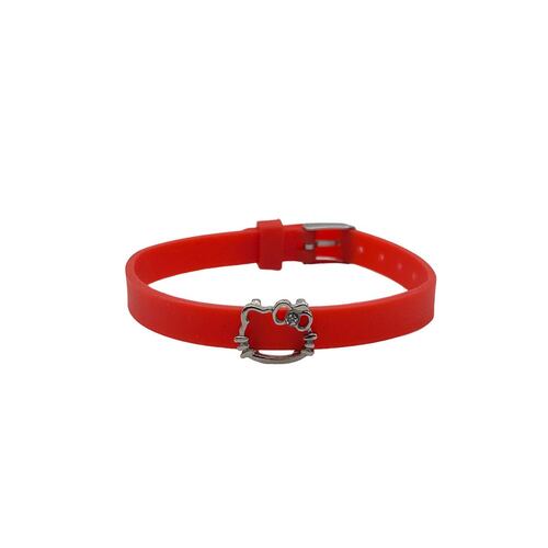 Pulsera Silicon Silueta Hello Kitty Clásica